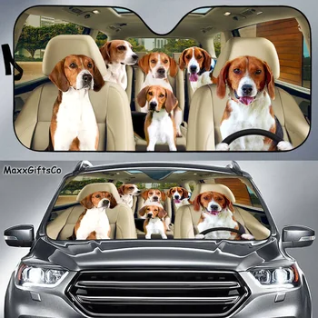 American Foxhound Mașină Umbra Soare, American Foxhound Parbriz, Caini De Familie Parasolar, Caini Accesorii Auto, Iubitorii De Câini Cadou, Mașină De