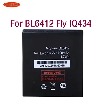 De înaltă calitate Înlocuire Li-ion baterie Externă Autentic BL6412 1000mAh Pentru Fly IQ434 IQ 434 era nano 5 Acumulator BL 6412
