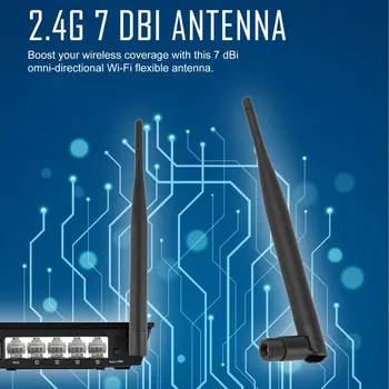 Profesional Universal Wireless WIFI Aeriene Booster 2.4 GHz 7dBi Antena WIFI Booster WLAN RP-SMA f PCI Card Modem Router