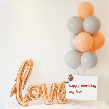 11pcs/lot Ziua Îndrăgostiților Baloane Nunta Decor Mulțime Folie de Aluminiu Ballon Petrecere Decoratiuni de Petrecere pentru Adulti Consumabile