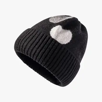 Toamna și iarna Acrilice geometrice Îngroșa pălărie tricotate pălărie cald Chelioși capac beanie hat pentru barbati si Femei 147