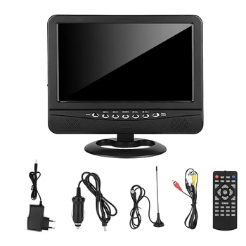 Portabil 9 Inch Masina Analog TV Player LCD cu Ecran Color Radio Mini Digital Unghi Larg de Vizualizare Video Player Monitor