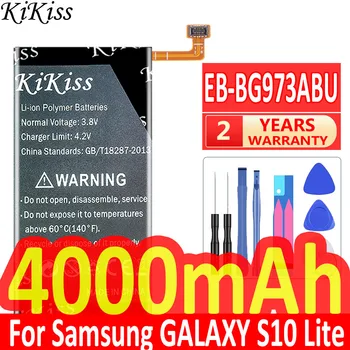 KiKiss EB-BG973ABU 4000mAh Baterie pentru Samsung Galaxy S10 S10 X SM-G9730 SM-G973 G973F G973U G973W Telefon Mobil Batterij