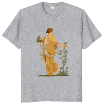 Primăvară De Fată Colectarea De Flori De Epocă Tricou Vechi Italiene Stabiae Varano Villa Inspirat Artsacesta Design T-Shirt Din Bumbac 100% 