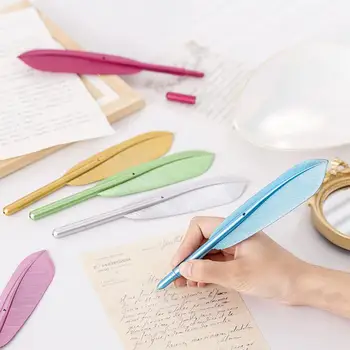Buna Scris de Rechizite Frumoase Metalic de Culoare Pene de Scris Pixuri cu Gel pentru Student