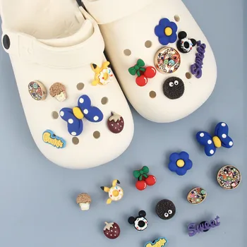 PVC croc pantofi farmece set de cires cracker inghetata capul de urs Accesorii jibz pentru croc saboți de pantofi Decoratiuni om de cadouri pentru copii