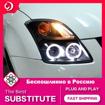 Styling auto Faruri pentru Suzuki Maruti Swift Dzire 2005-2011 cu LED-uri Faruri DRL Cap Lampa Proiector Led Accesorii Auto