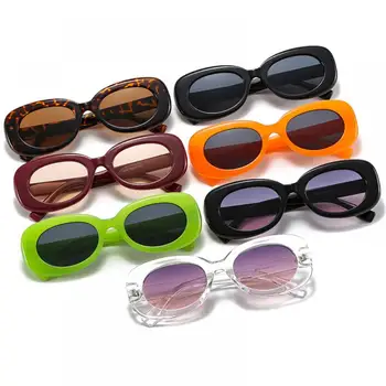 2022 Nou Retro Oval ochelari de Soare Femei Vintage de Brand Designer de Ochelari de Soare Doamnelor Verde Portocaliu Ochelari de Nuante zonnebril dames