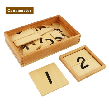 Materiale Montessori Din Lemn, Puzzle-Uri Digitale De Segmentare 1-9 Numere Didactice Jucării Pentru Copii Mici Matematica De Învățământ Jucărie Pentru Copii