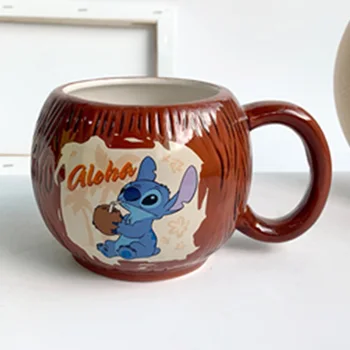 Noi 400mL de Animale Drăguț Copac de nucă de Cocos Forma Cani de Cafea cu Mâner Personalitate Creatoare Ceai Lapte Suc de Cani Ceramice Cadouri pentru Copii
