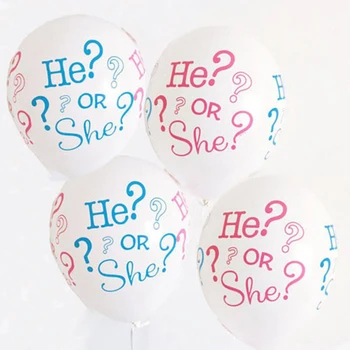 10buc El SAU Ea Imprimare Baloane Copil de Gen Dezvăluie Petrecere Copil de Dus Decor Baloane Fată Băiat Consumabile Partid Ziua de nastere