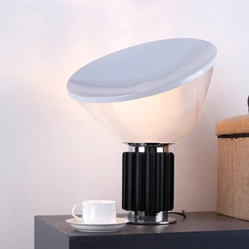 Design Modern Sticlă Lampă De Masă Industria Eoliană Tabelul Lumina Dormitor Noptieră Radar Lampa Decor Acasă De Studiu Living Sticlă Lampă De Birou