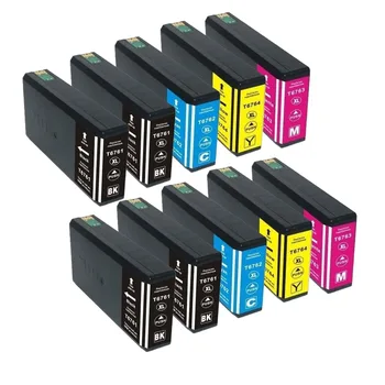 10pack Compatibil cu cartușele de cerneală Pentru T676XL pentru Epson workforce wp-4020 wp-4530 wp-4540 pro wp-4010 wp-4023 wp-4090 wp-4520