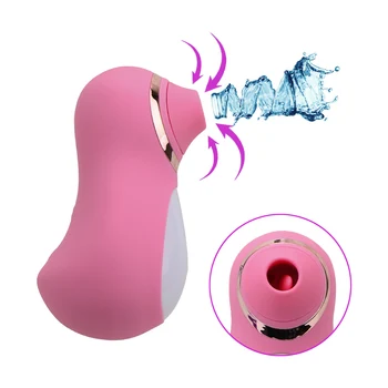 Sex Oral Lins punctul G, Clitorisul Stimulator Biberon Limba Vibrator din Silicon Cu 10 Viteze Clitoridian Suge Vibratorul