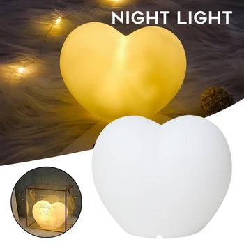 Inima în Formă de Lumină de veghe LED Romantic Ziua Îndrăgostiților Cadouri Minunate pentru Desktop Ornament pentru Casa Living Dormitor