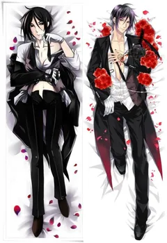 Anime-ul japonez Kuroshitsuji Black Butler SEBASTIAN&CIEL Perna Acoperi Caz de sex Masculin Îmbrățișează Corpul Dakimakura