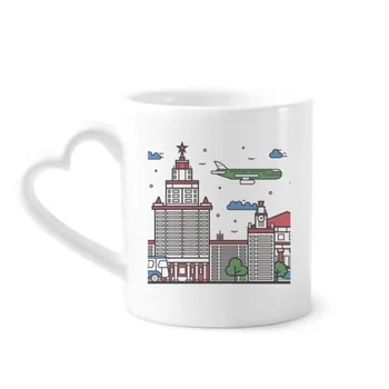 Rusia Oraș Simbol Național Model Cani de Cafea Ceramica Cana Ceramica Cu Inima se Ocupe de 12 oz Cadou