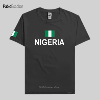 Nigeria Nijeriya barbati tricouri tricouri națiune sportive Nigerian 100% bumbac t-shirt de fitness Africa de îmbrăcăminte teuri steaguri țară NG
