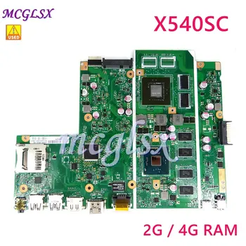 X540SC Cu GT810M N3050/N3700 CPU 2G/4GB RAM Notebook Placa de baza Pentru Asus X540SC X540S X540 Laptop Placa de baza 100% OK de Folosit