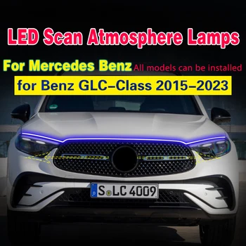 LED-uri auto de Scanare Pornind de Zi Lumina DRL Impermeabil Lampa de Ceață Pentru Mercedes-Benz GLC-Clasa X253 2015-2023 Universale styling