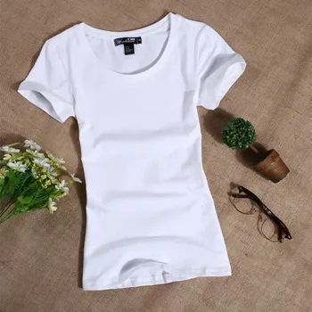 Tricou Femei Vrac Top de Vara T-shirtNew Arrinal Moda femei T-shirt Solid