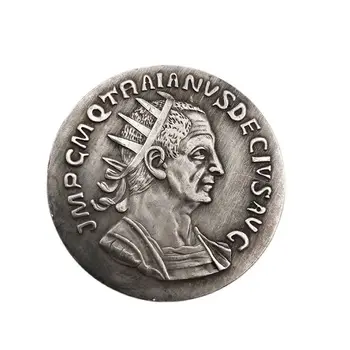 Roman Monedă Comemorativă Oameni Fericiți Colecție De Monede De Suveniruri Acasă Decorare Meserii Ornamente Cadouri