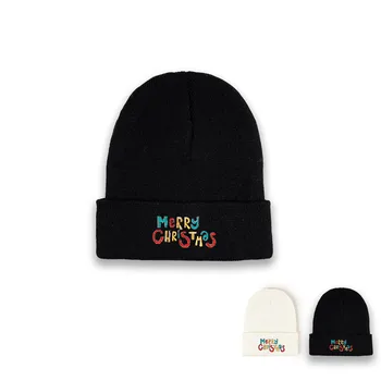 2021 iarna Acrilice Crăciun Fericit broderie Îngroșa pălărie tricotate pălărie cald Chelioși capac beanie hat pentru barbati si Femei 178