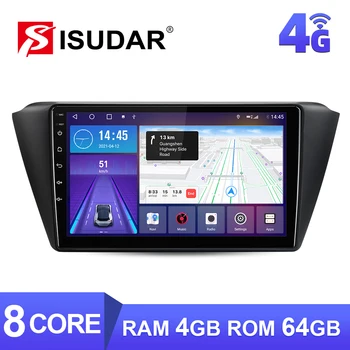 ISUDAR W68 Android 10 Autoradio Pentru Skoda Fabia 2015-2019 Radio Auto GPS Stereo CANBUS 8 CORE DSP QLED ECRAN 4G CARPLAY Nr. 2 Din