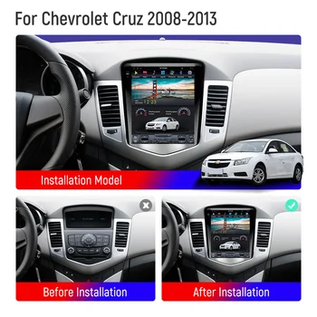Android 10.0 Auto Multimedia Player Pentru Chevrolet cruze 2008-2013 Tesla tip Stereo Auto Radio, DVD Player, Navigatie GPS 32G 64G