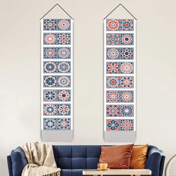 Simplu stil arab Datura geometrie transfrontaliere sursa fabrica de bumbac imprimat lenjeria de pânză agățat pe perete pictura