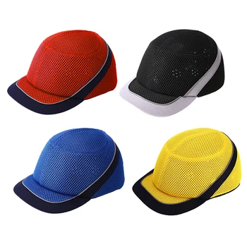 Bump Capac de Protecție Pălărie de Muncă Casca de protectie Cu benzi Reflectorizante Respirabil de Securitate Anti-impact Greutate redusa Casti Cu 4 Culori