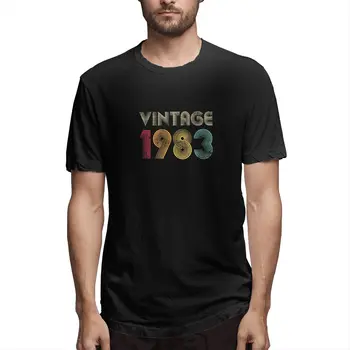 Vintage 1983 a 38-a Aniversare de 38 de Ani Bărbați Femei Graphic Tee Barbati cu Maneci Scurte T-shirt Estetice Topuri