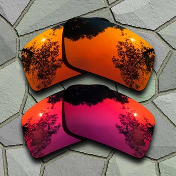 Roșu Portocaliu si Violet Roșu ochelari de Soare Polarizat Lentile de Înlocuire pentru Oakley Eyepatch 2