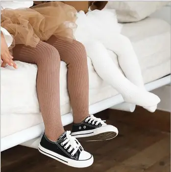 Primăvara nou pentru copii leggings de culoare solidă cu ac dublu bandă verticală copilul chilot bumbac pieptănat fete lenggings