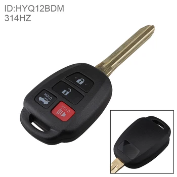 314 Mhz 4 Butoane Înlocuirea telecomenzii Telecomanda Cheie Auto cu Cip ID-ul FCC HYQ12BDM se Potrivesc pentru Toyota Camry 2012 - 2017