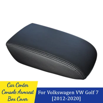 Masina Consola centrala Cotiera Capacul Cutiei de Microfibre din Piele de Protecție Tampon Pentru Volkswagen VW Golf 7 MK7 2012 - 2017 2018 2019 2020