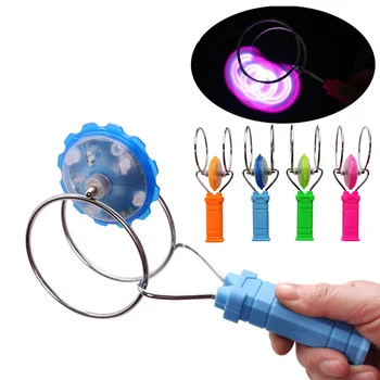 Magnetic titirez Colorat Luminos Giroscop Lumini cu LED-uri Arată Sporturi Distractive Jucarii Rotative Mâner de Copii Jucărie Clasic Cadouri