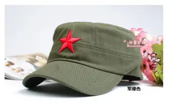 10buc/lot Armata de Moda Capace de Vară Broderie Red Star Șapcă de Baseball Hat Pentru Barbati Femei Reglabil casual capac