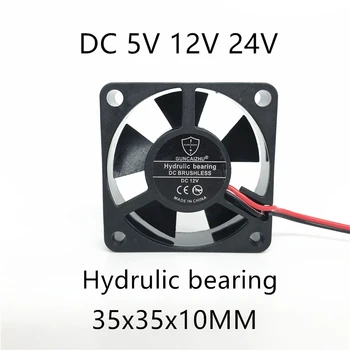 20buc Noi 3510 35MM Hydrulic rulment Imprimantă 3D Fan 35x35x10MM 3,5 cm fan ventilator de Răcire DC 5V 12V 24V cu 2pin