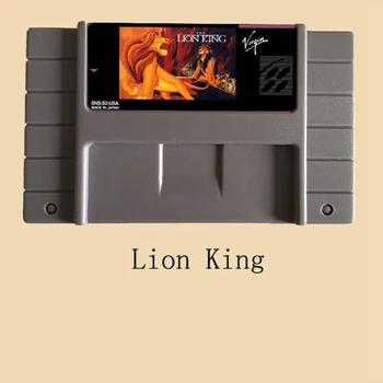 Regele leu 46 Pin de 16 Biți Grey Carte de Joc Pentru statele UNITE ale americii NTSC Joc de Jucător