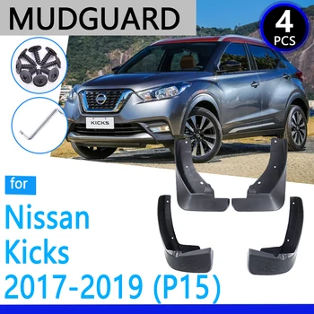 Apărători de noroi se potrivesc pentru Nissan Lovituri 2017 2018 2019 P15 Accesorii Auto Mudflap Fender Auto Piese de schimb