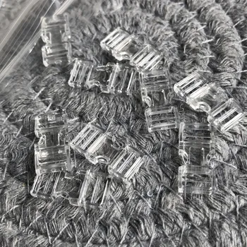 100sets Clar de Plastic Mici Mini Catarame DIY Mozaic Haine Papusa Reglabil Accesorii de Cusut Nasturi