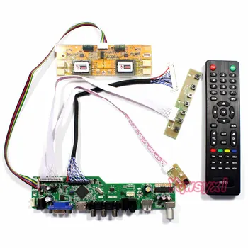 Yqwsyxl Kit pentru LTM170E5 LTM170E6 LTM170E8 1280*1024 TV+HDMI+VGA+AV+USB LED LCD Controller Driver Placa
