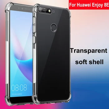 Lux la Șocuri Clar Caz Moale Capa Pentru Huawei Bucurați-vă de 8E Cazuri de Telefon din Silicon Capacul din Spate Pentru Huawei Enjoy8E 8 E UAT-AL10 Shell