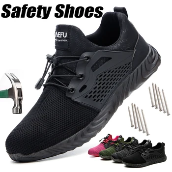 Oamenii Bombeu Metalic Indestructibil Pantofi De Izolare Anti-Zdrobitor Anti-Piercing Lumina Casual Respirabil Securitatea Muncii Pantofi Adidași