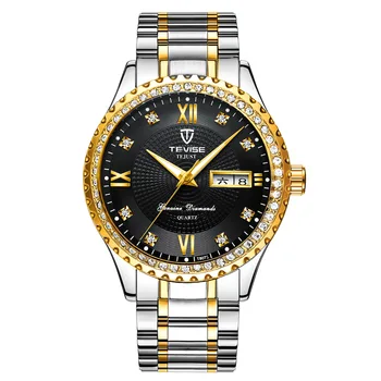 Cuarț ceasuri noi impermeabil de moda pentru bărbați de toate-afaceri non-ceasuri mecanice