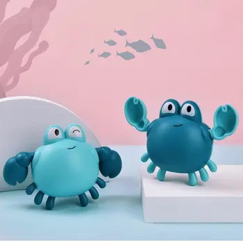 Desen animat Animale Crab Clasic Baby Jucarii de Apa pentru Sugari Broasca Rana-Lanț de Ceas Copii de Înot Baie Jucărie
