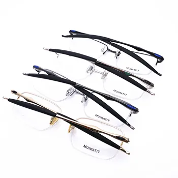 Belight Optic Sport American Design Clasic Titan Jumătate Fără Ramă Cadru Bărbați Ochelari De Vedere Optic Ochelari De V581