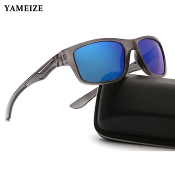 YAMEIZE Polarizat ochelari de Soare Barbati de Brand Design Anti-Orbire Conducere Ochelari de Soare Ochelari Pătrați în aer liber, Pescuit Ochelari Ochelari de protecție