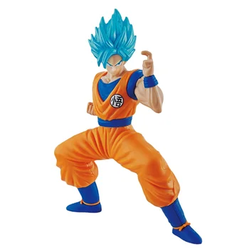 2022 Noi BANDAI Original Dragon Ball SUPER-Acțiune Albastru Goku Modelul PVC Cifre Națiunilor Colectie Anime Cadou de Ziua de nastere pentru Copii Jucarii